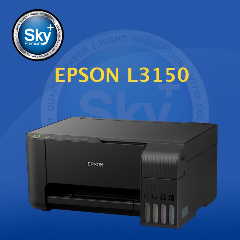 Epson printer inkjet EcoTank L3150 เอปสัน print scan copy wifi ประกัน 2