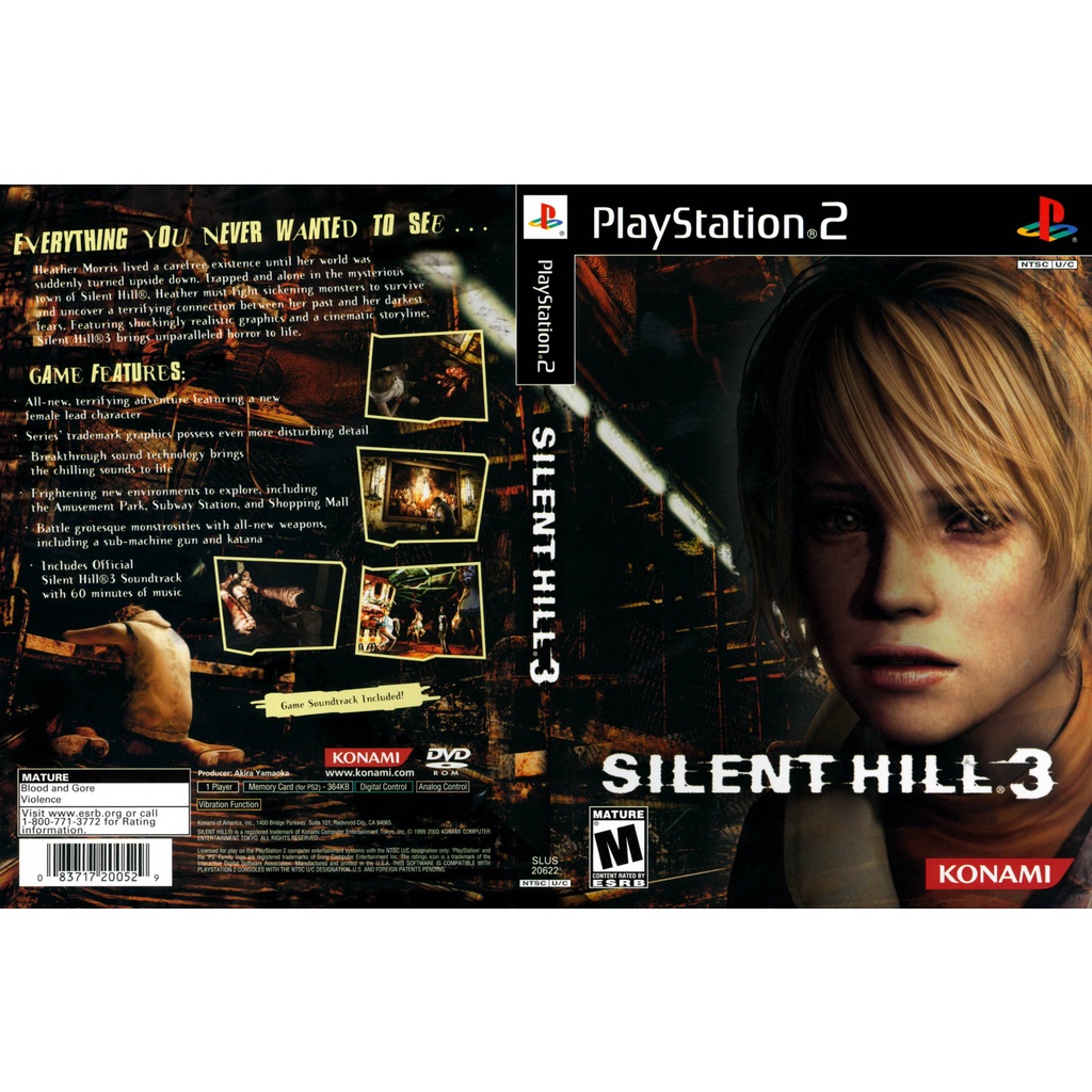 แผนเกมส PS2 Silent Hill 3 คณภาพ สงไว Lazada co th