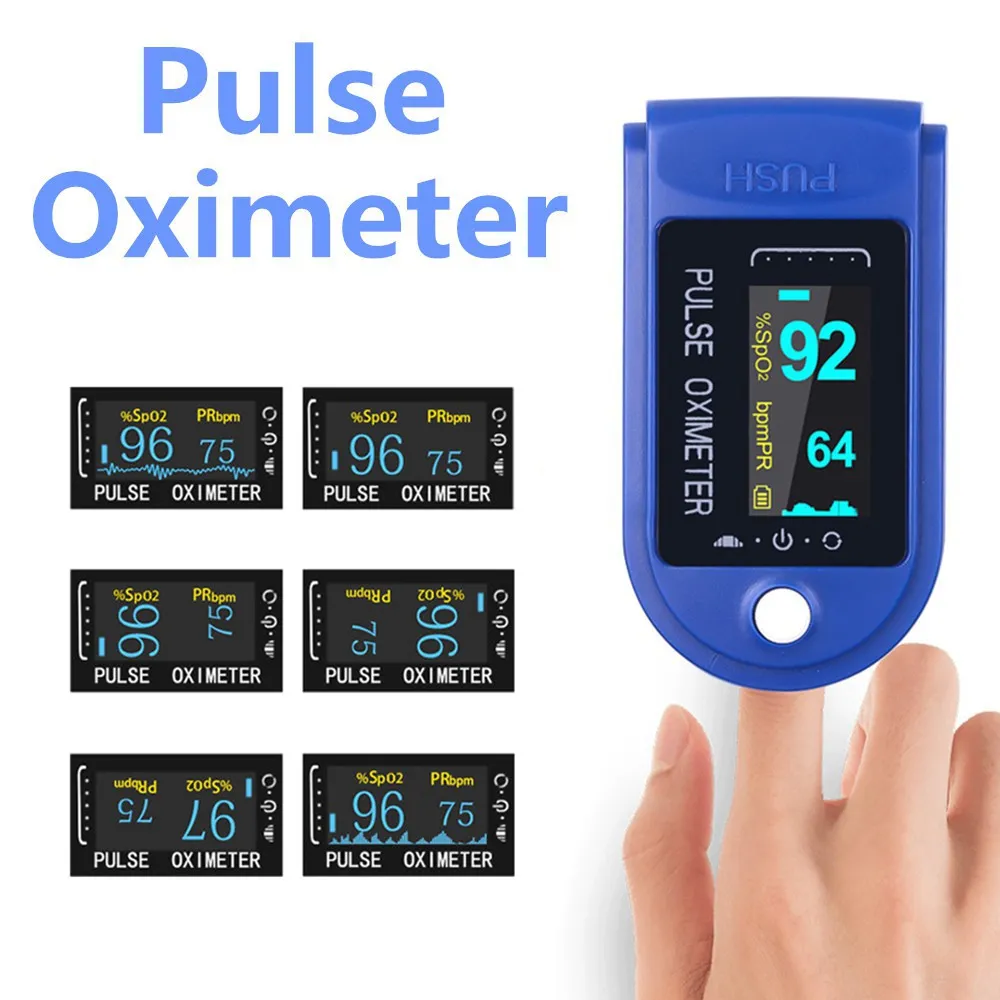 oximeter mini เครื่องวัดออกซิเจน มีการรับประกัน  เครื่องวัด oxygen เครื่องวัดออกซิเจนปลายนิ้ว Fingertip Pulse Oximeter