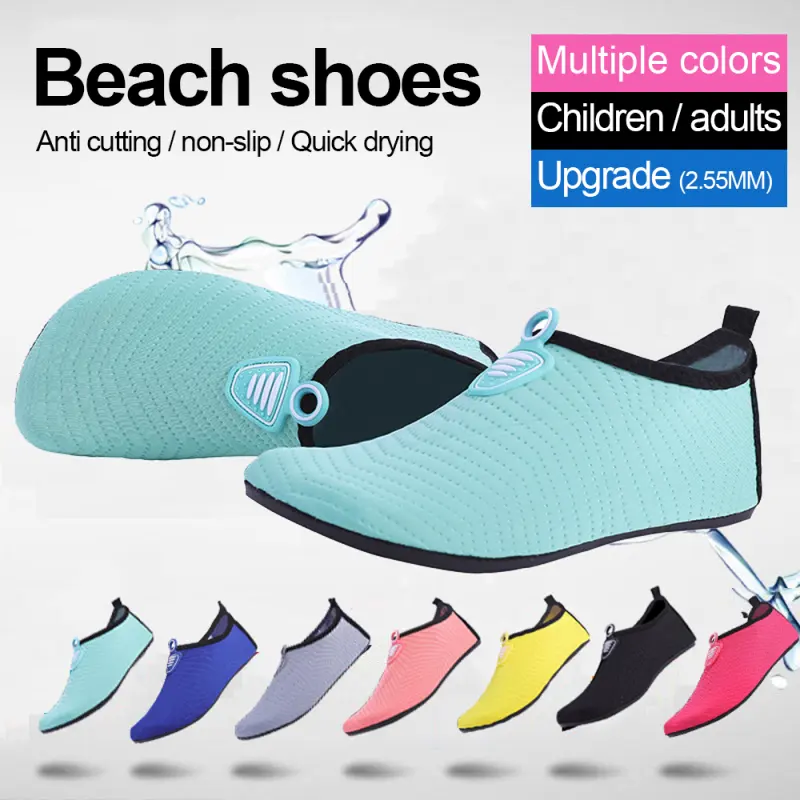 ภาพสินค้า(แนะนำให้ซื้อใหญ่กว่านี้หนึ่งขนาด) รองเท้าว่ายน้ำผู้ใหญ่ เดินชายหาด ดำน้ำ เดินน้ำตก รองเท้าโยคะ สบายเท้า รองเท้าว่ายน้ำ รองเท้าลุยน้ำ รองเท้าเดินชายหาด รองเท้าว่ายน้ำ จากร้าน Baohappy7 บน Lazada ภาพที่ 1