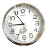 SEIKO Clock นาฬิกาแขวน ขนาด14 นิ้ว รุ่น PAA020S (Silver) : image SEIKO Clock นาฬิกาแขวน ขนาด14 นิ้ว รุ่น PAA020S (Silver)