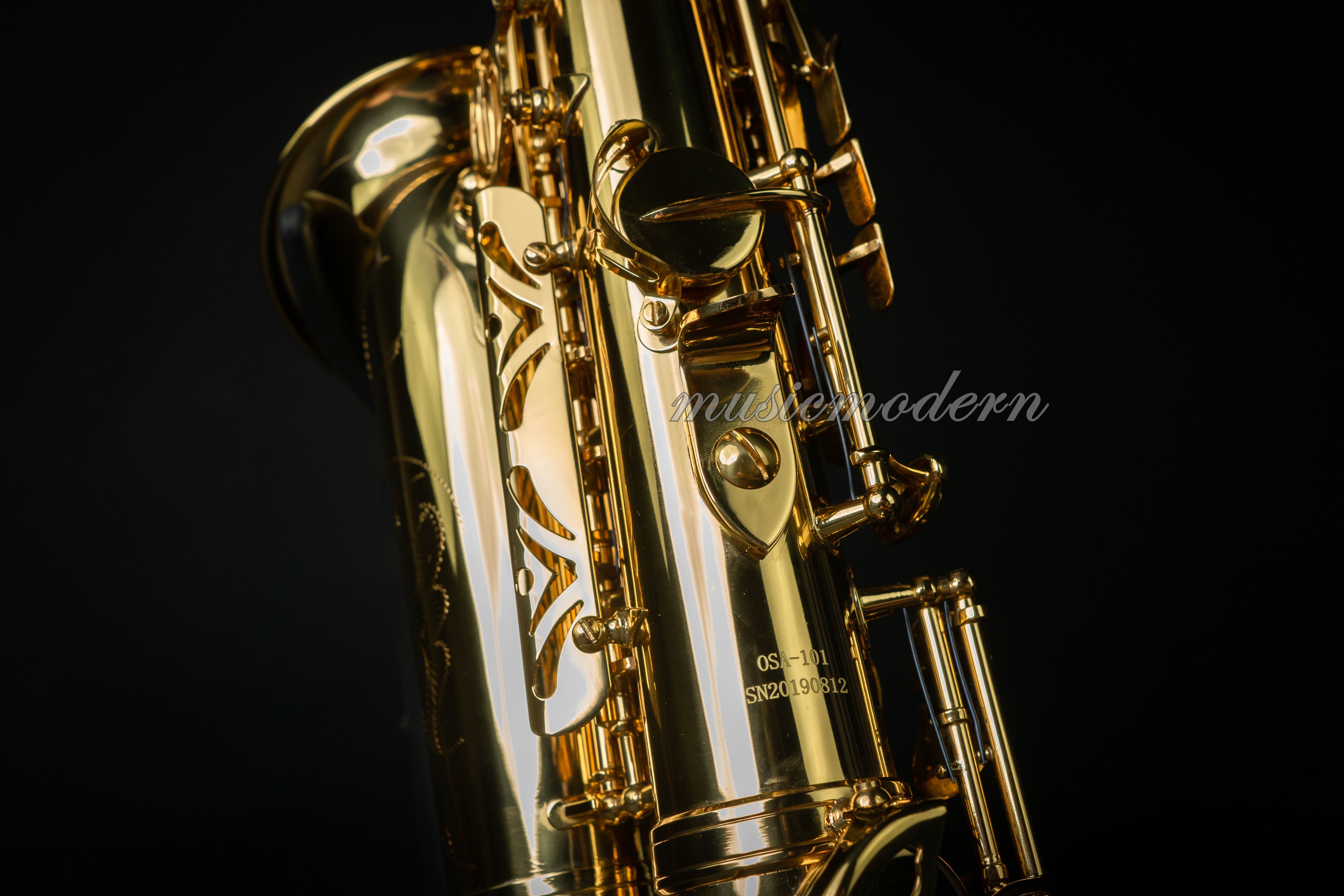 Overtone Alto Saxophone รุ่น gold lacquer OSA101 ( รุ่นขายดี ) Musicmodern ThaiPick