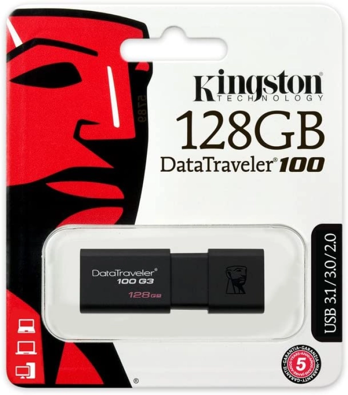 ภาพหน้าปกสินค้า(พร้อมส่ง) Kingston Flash Drive แฟลชไดร์ฟ USB 3.0 128GB รุ่น DT100G3/128GB by MP2002 จากร้าน MP2002 บน Lazada