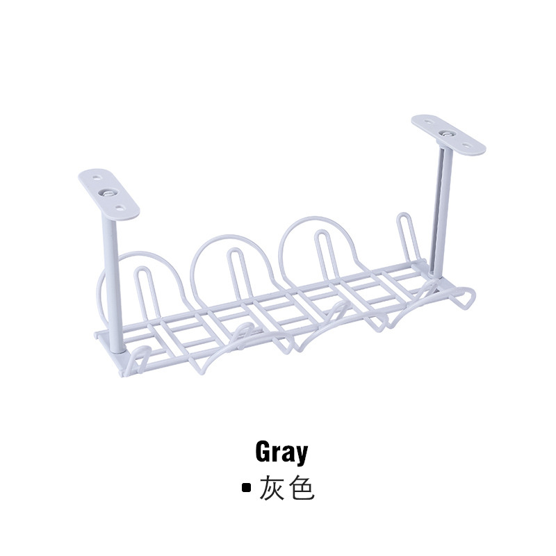 Multi Purpose Under Table Storage Rack Tables Bottom Socket Holder ...