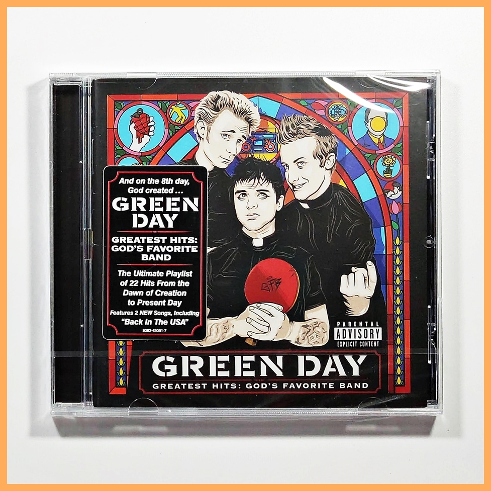 CD เพลง Green Day - Greatest Hits - God's Favorite Band (CD, Compilation) (แผ่นใหม่)