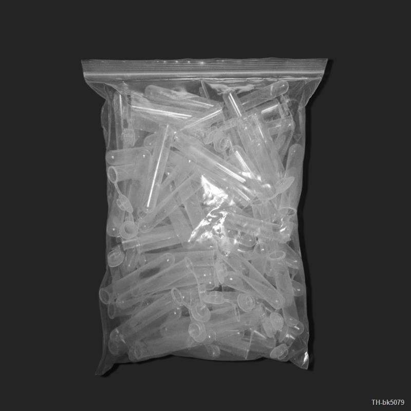 100pcs 15ml Centrifuge Tube Plastic Test Tube Flat Socket Bottles