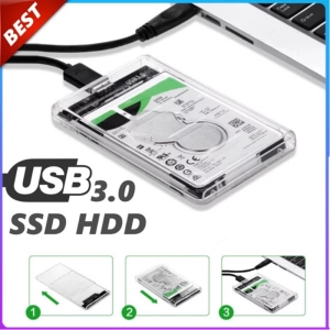 ภาพหน้าปกสินค้ากล่องใส่HDDแบบใส กล่องใส่ฮาร์ดดิสก์[USB 3.0 SATA 2.5]มีไฟ LEDแสดงสถานะการทำงานHard disk SSD 2.5นิ้ว USB3.0แรง Hard Drive Enclosure(ไม่รวม HDD)D75 ที่เกี่ยวข้อง