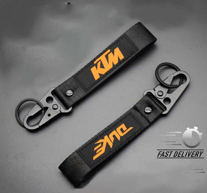 ราคาต่อ 1 ชิ้น พวงกุญแจ เคทีเอ็ม สีดำ Keychain KTM Duke 390 rc390 125 250 superbike 1290 bike accessories