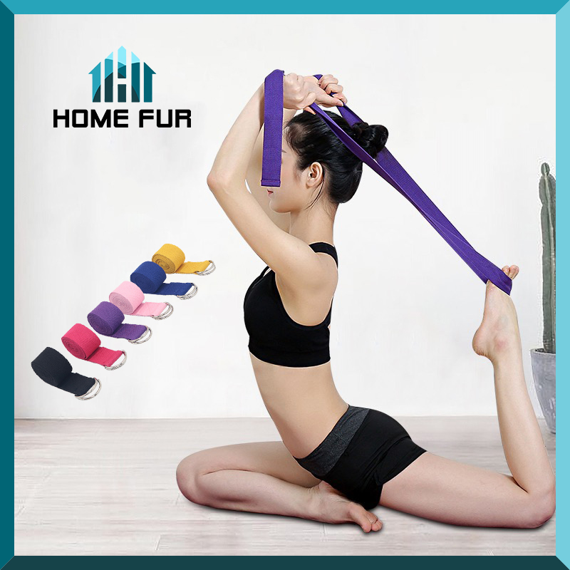 Home Fur เชือกโยคะ เข็มขัดโยคะ ยืดกล้ามเนื้อ จัดระเบียบของร่างกาย
