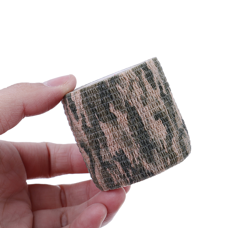 thumbnail image 2 of 5cm X 4.5m Camouflage Duct Tape – Waterproof Hunting Wrap – Woodland Camo 2 of 6