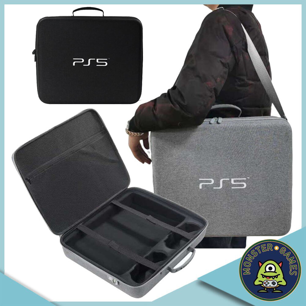 กระเป๋าใบใหญ่ สำหรับใส่เครื่อง Playstation 5 (PS5 Travel Carrying Case)(Playstation5 Travel Carrying Case)(กระเป๋าสะพาย)(กระเป๋าใส่ ps5)(กระเป๋าใส่เครื่อง ps5)(กระเป๋า ps5)