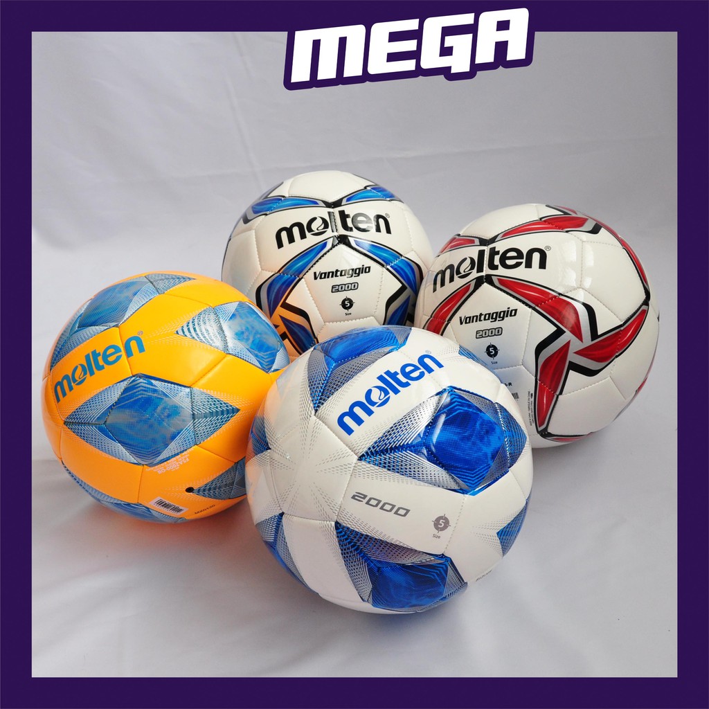 [NEW2020] ลูกฟุตบอล Molten F5V 2000 เบอร์5 ลูกบอล บอล ลูกฟุตบอลหนังเย็บ ของแท้ 100- football