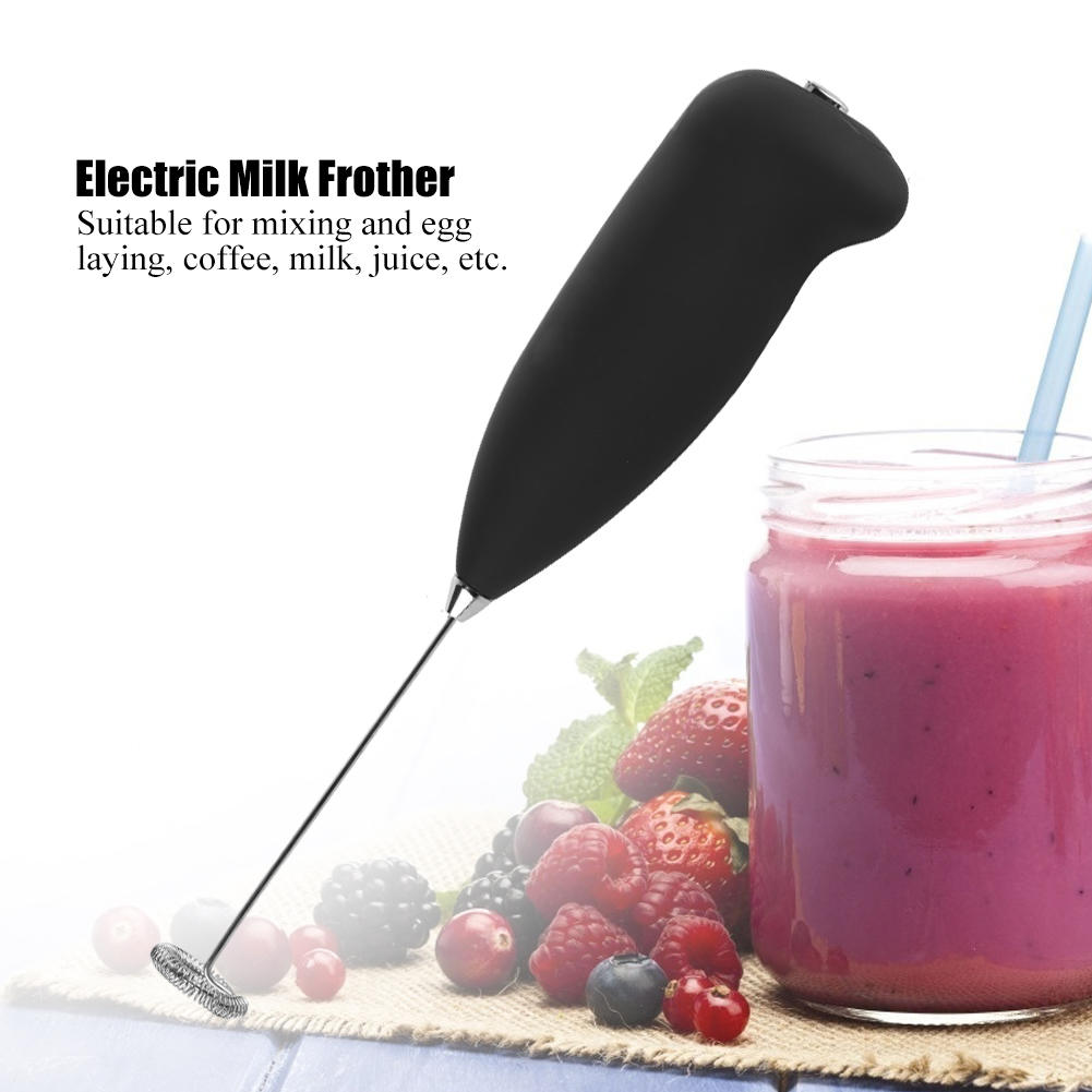 มาใหม่ล่าสุด Milk Foamer 1 PC มือถือไฟฟ้าฟองนมโฟมเครื่องผสมในครัวเรือนกาแฟลาเต้ Stirrer