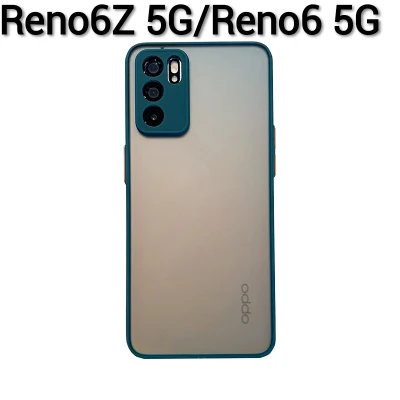 Reno6Zตรงรุ่น(พร้อมส่งในไทย)เคสขอบนิ่มหลังแข็งขุ่นแบบคลุมกล้องOPPO Reno6Z 5G/Reno6 5G