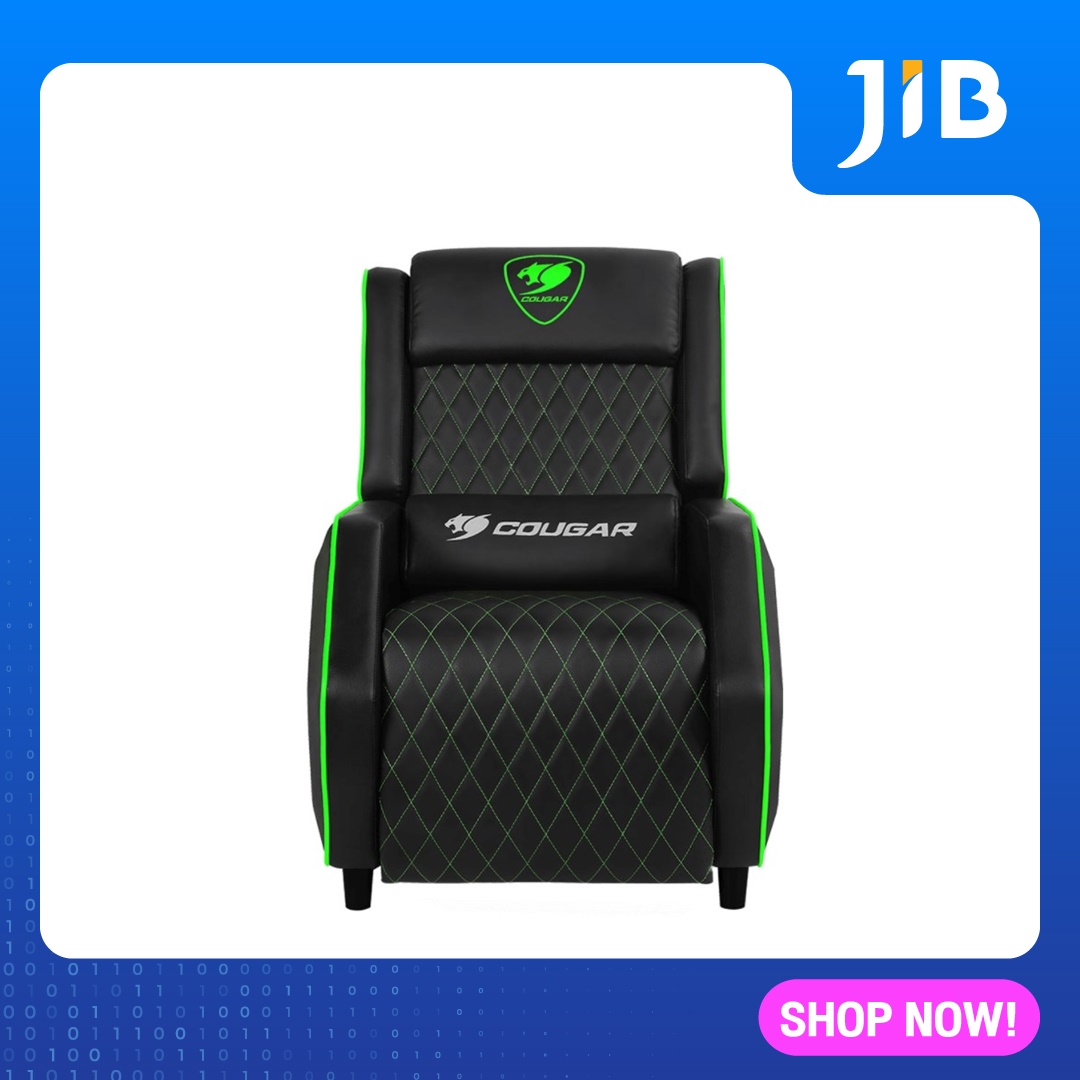GAMING CHAIR (เก้าอี้เกมมิ่ง) COUGAR GAMING SOFA RANGER XB (BLACK-GREEN) (ASSEMBLY REQUIRED)