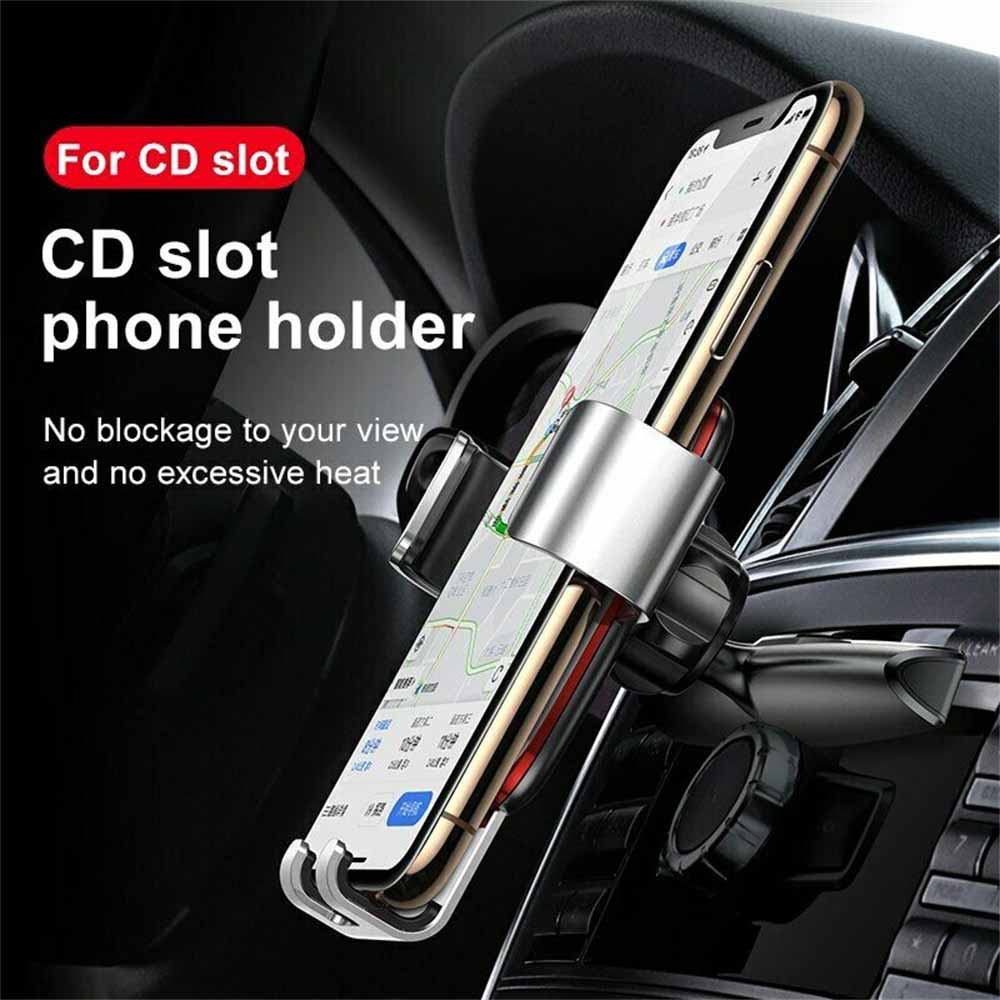 In Car Universal Mobile Phone Holder CD Slot Mounted Cradle GPS Stand