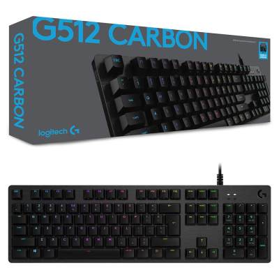 Logitech G512 Carbon Romer-G Tactile Gaming Keyboard (EN /TH ) Logitech G512 Carbon Romer-G Tactile Gaming Keyboard (EN /TH )