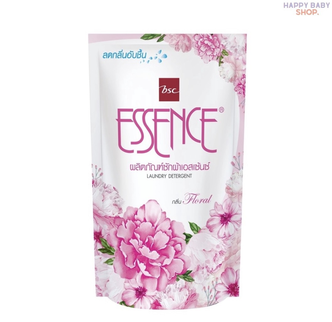 คูปองส่งฟรีEssence ผลิตภัณฑ์ซักผ้า เอสเซ้นซ์ บี เอส ซี กลิ่นฟลอรัล สีชมพู 400 มล.