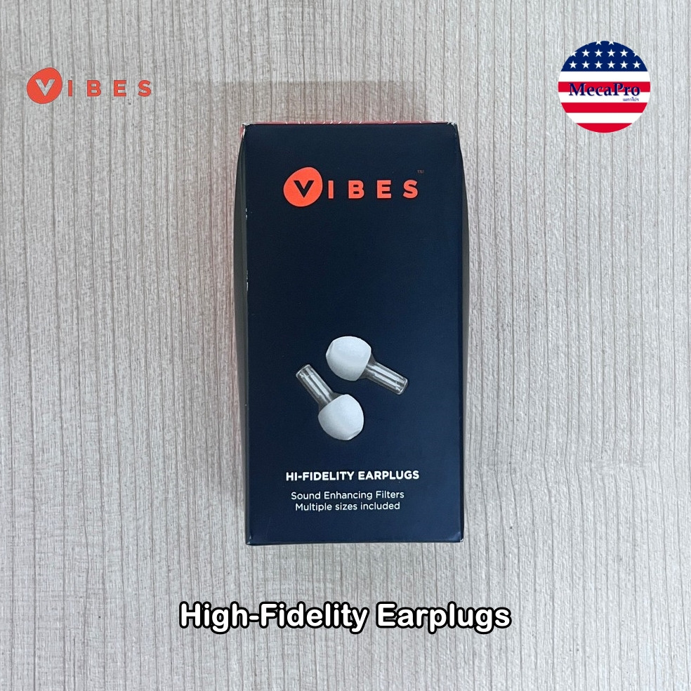 Vibes® HighFidelity Earplugs ที่อุดหูความเที่ยงตรงสูง สำหรับคอนเสิร์ต