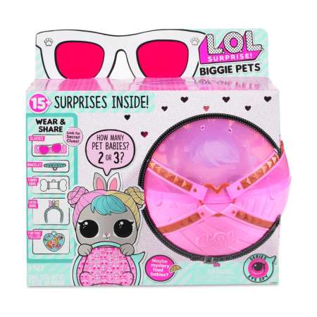 ToysRus (ทอยส์อาร์อัส) L.O.L Surprise S4 Biggie Pet Asst - ของเล่น ทอยส์อาร์อัส แอลโอแอล ตุ๊กตาฉี่ได้! ร้องไห้ เปลี่ยนสีได้ (81612)