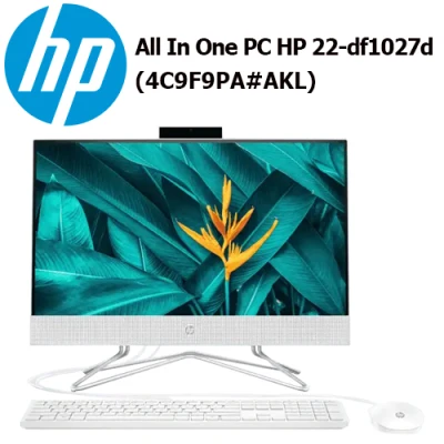 All In One PC HP 22-df1027d (4C9F9PA#AKL) / i3-1125G4 / 4GB / 1TB / 21.5” 1920x1080 (FHD)