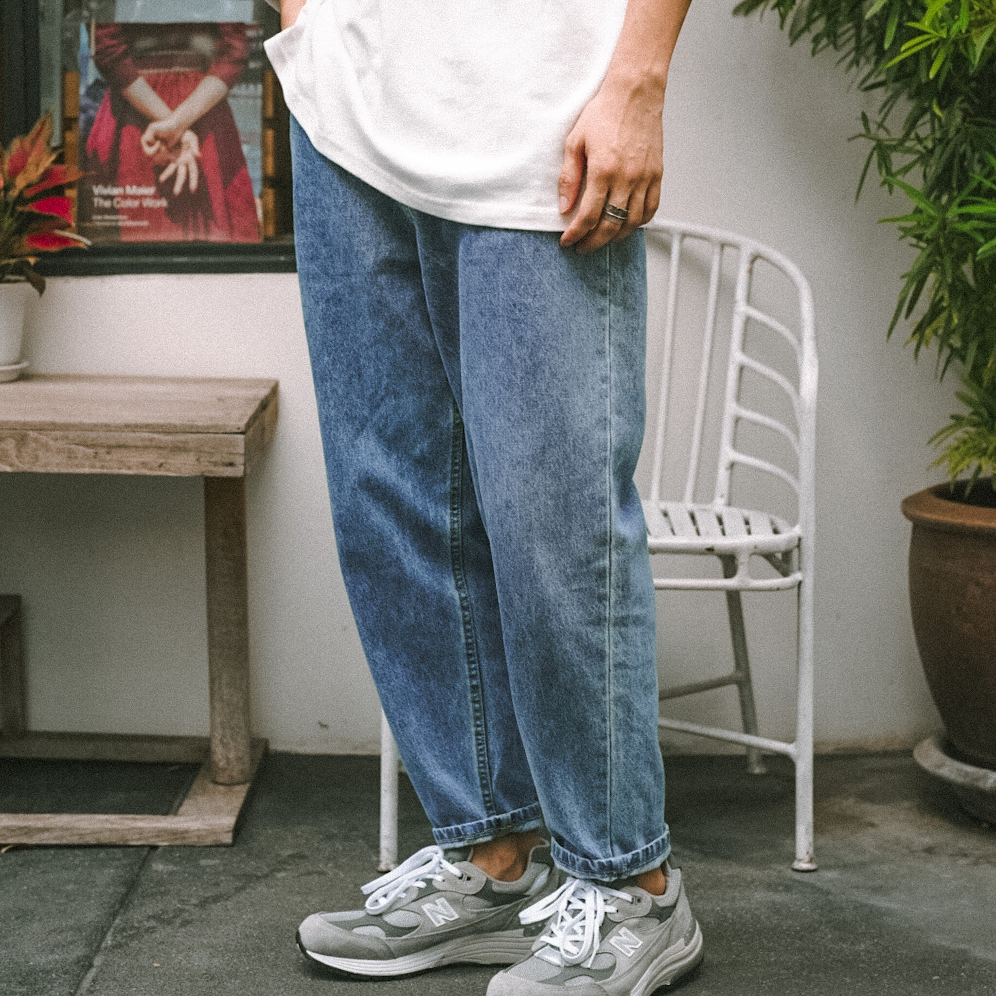 TRUFFLE BAGGY JEANS กางเกงยีนส์ ผ้าฟอก ทรงแบคกี้ Lazada.co.th