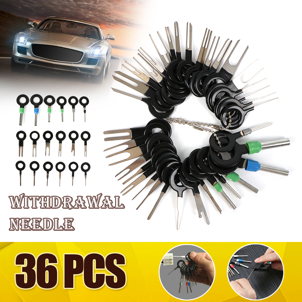 36PCS Car plug terminal removal tool set terminal Pin retractor pick