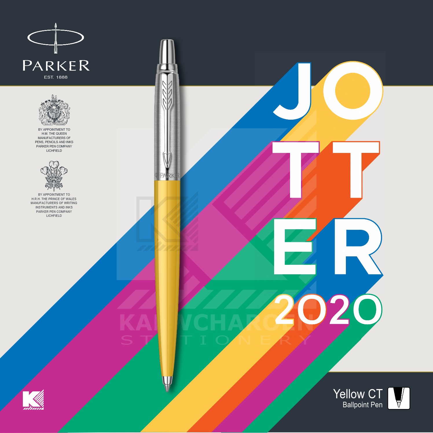 ปากกาลูกลื่น Parker Jotter Originals Series 2020 สี สีเหลือง สี สีเหลือง