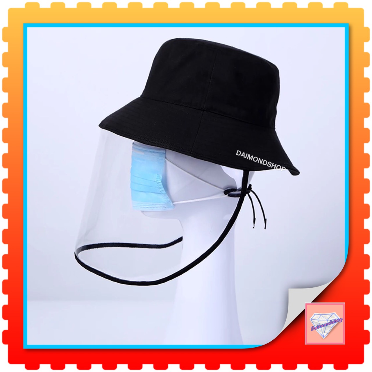 หมวก คลุมกันฝุ่น กันนำเ กันแดด 1ใบ(1 PCS) Dustproof waterproof Hoodie