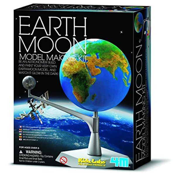 ของเล่น เสริมทักษะ การเรียนรู้ วิทยาศาสตร์ โลก และ ดวงจันทร์ ของแท้ 4M KidzLabs Earth and Moon Model Kit