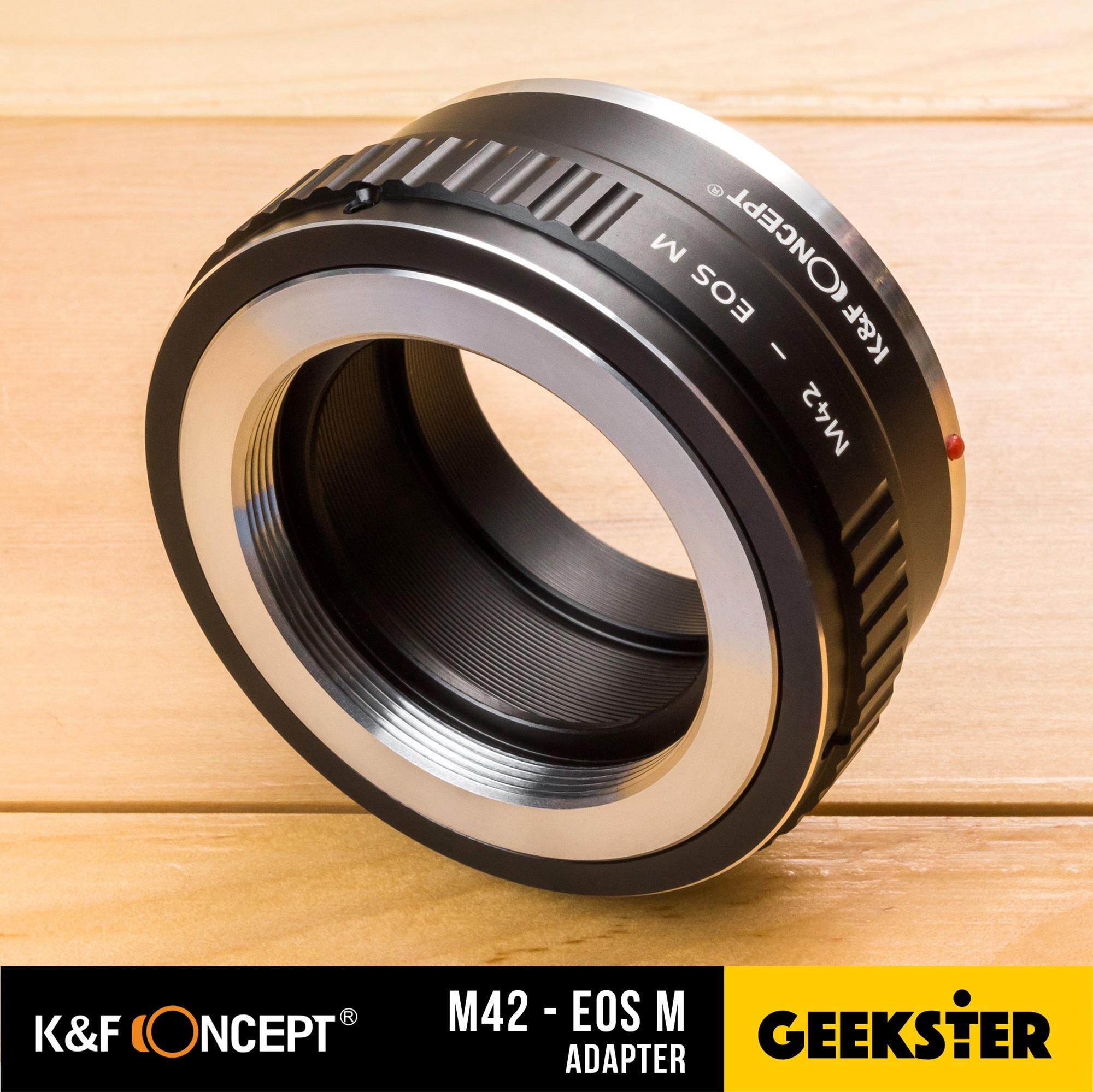 K&F M42-EOS M Adapter แปลงเลนส์เมาส์ M42 เพื่อเอามาใส่กล้อง Canon Mirrorless ได้ทุกรุ่น ( Lens mount adapter Mount M42 For Canon ) ( เมาท์แปลง อแดปเตอร์ ) ( M42-EOS M / M42-EOSM ) ( M42 EOS M / M42 EOSM ) ( Geekster )