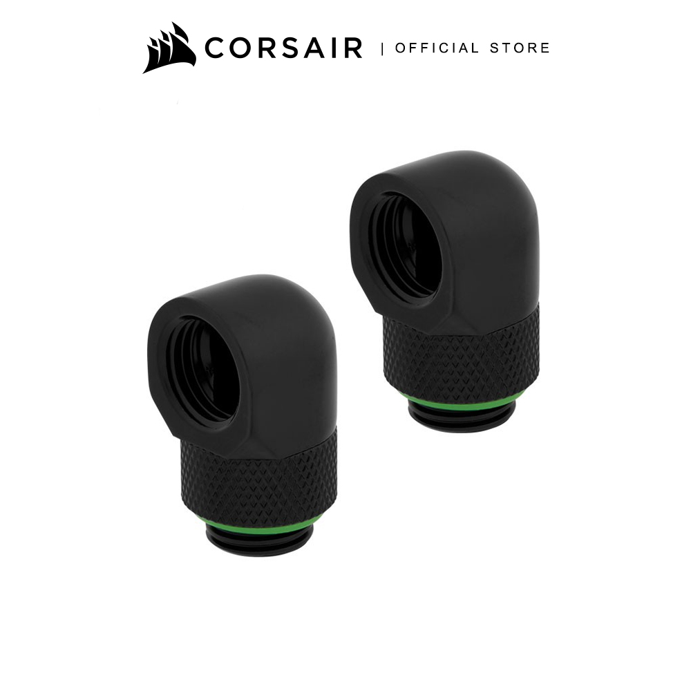 CORSAIR Hydro X Series 90 ° Rotary Adapter Twin Pack — Black