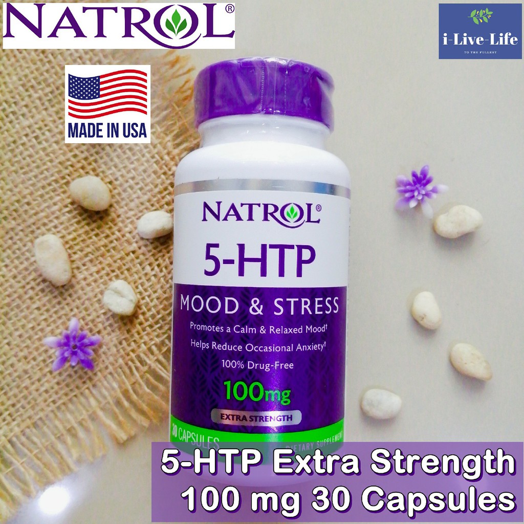 5HTP Extra Strength 100 mg 30 Capsules Natrol Lazada.co.th