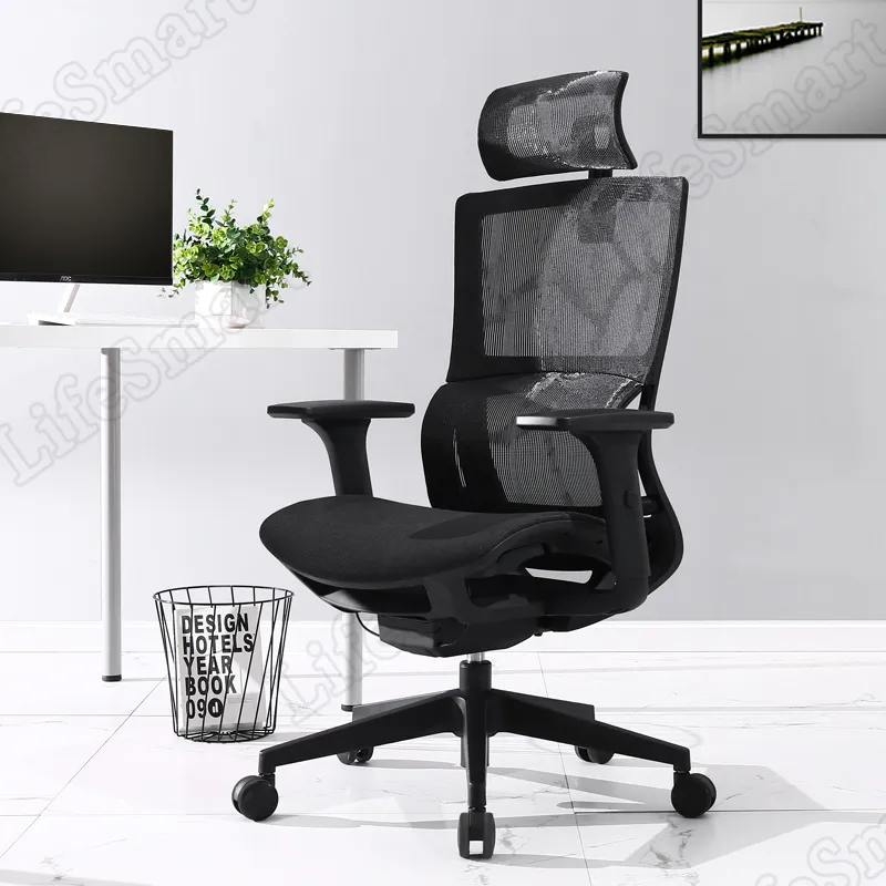 LifeSmart เก้าอี้สำนักงาน เก้าอี้ทำงาน เก้าอี้ตาข่าย เก้าอี้รองรับสรีระ  ระบายอากาศได้ดี adjustable ปรับได้