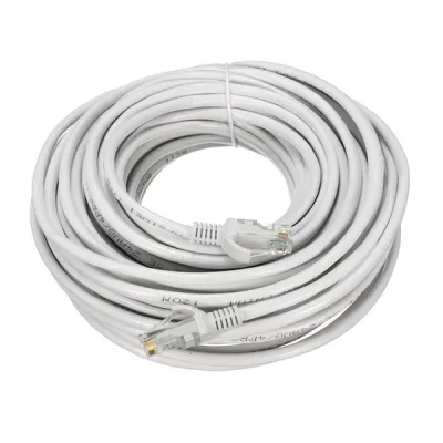 LAN CABLE LINK RJ45 TO RJ45 PATCH CORD CAT6E/20M WHITE