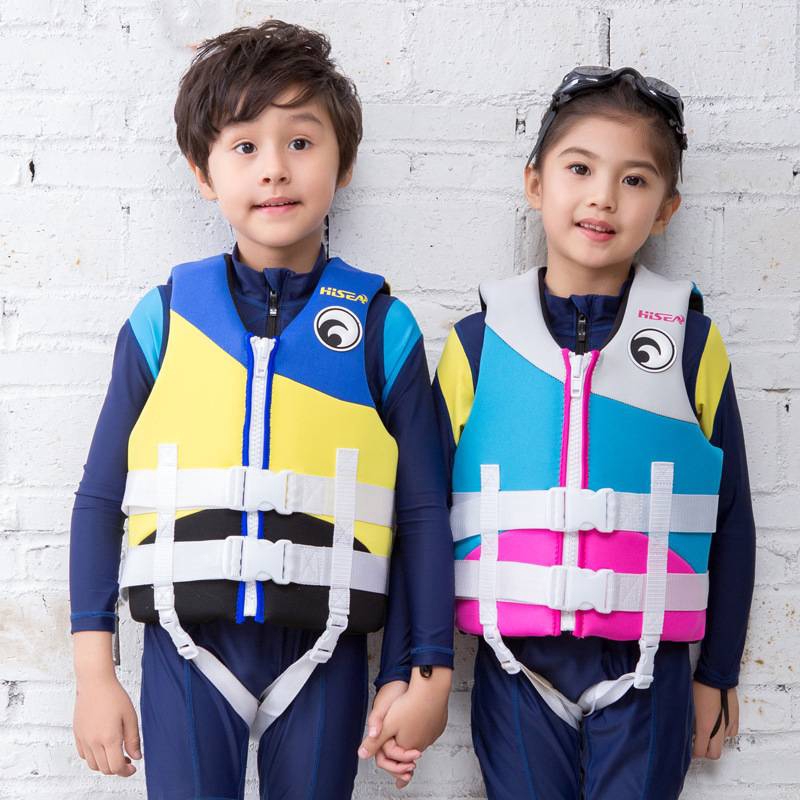 เสื้อชูชีพเพื่อความปลอดภัยในการเล่นกีฬาทางน้ำเรียนรู้ว่ายน้ำโฟมชูชีพสำหรับเด็กลอย