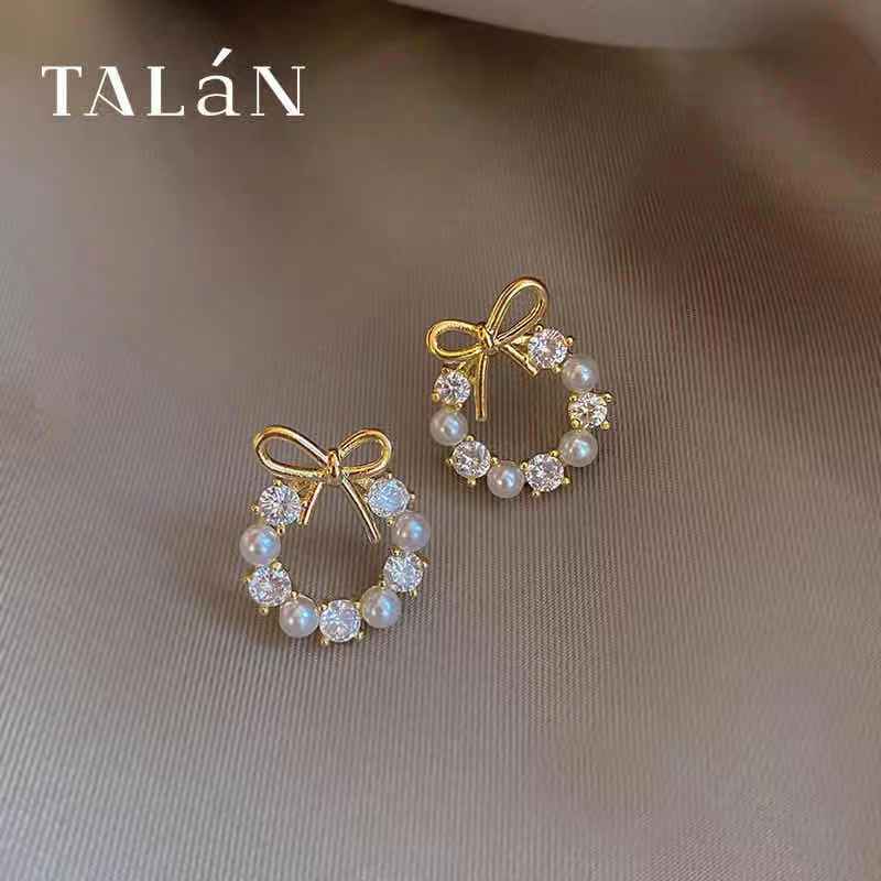 Fashion earrings ต่างหูเงินแท้925 เวอร์ชั่นเกาหลีแฟชั่น Style รูปแบบใหม่ (สินค้าพร้อมจัดส่ง)