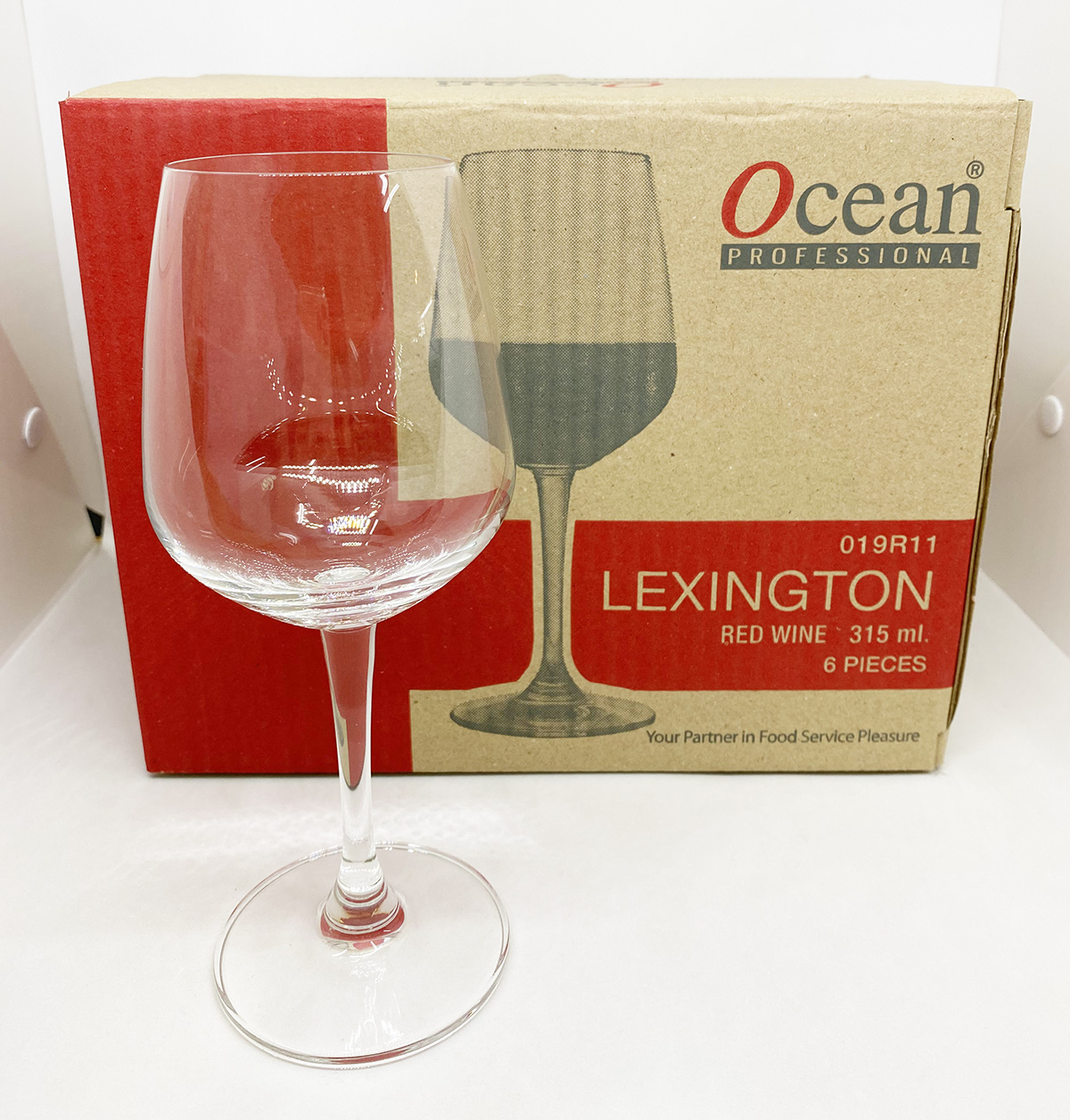 (กล่อง 6ใบ) แก้วไวน์แดง 315มล. Ocean Lexington Red Wine Glass