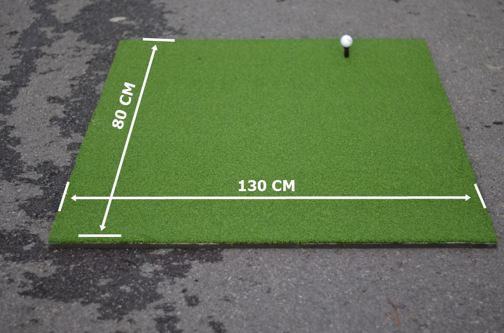 Bechoice พรมซ้อมกอล์ฟ GOLF MATหญ้าเทียมแบบเรียบทั้งผืนขนาด 80x130 ซม.