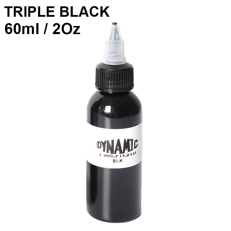 DYNAMIC Ink ของแท้ หมึกสัก แบบไดนามิก สีดํา TBK 1/2/4Oz สีสัก หมึกสักได ...