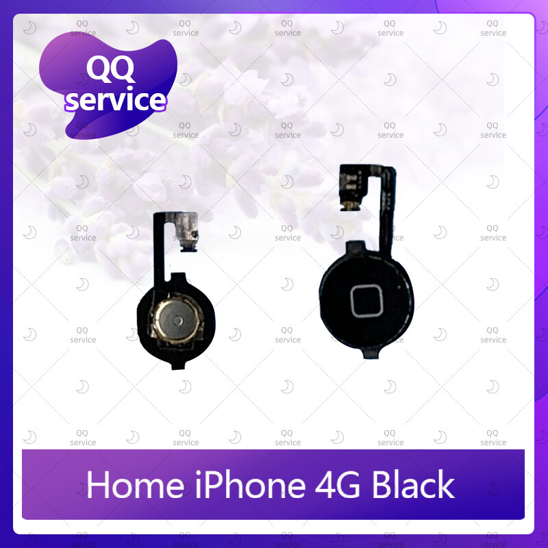 Home iPhone 4G อะไหล่สายแพรปุ่มโฮม แพรโฮม Home Set (ได้1ชิ้นค่ะ) อะไหล่มือถือ คุณภาพดี QQ service สี สีดำ สี สีดำรูปแบบรุ่นที่ีรองรับ 4G