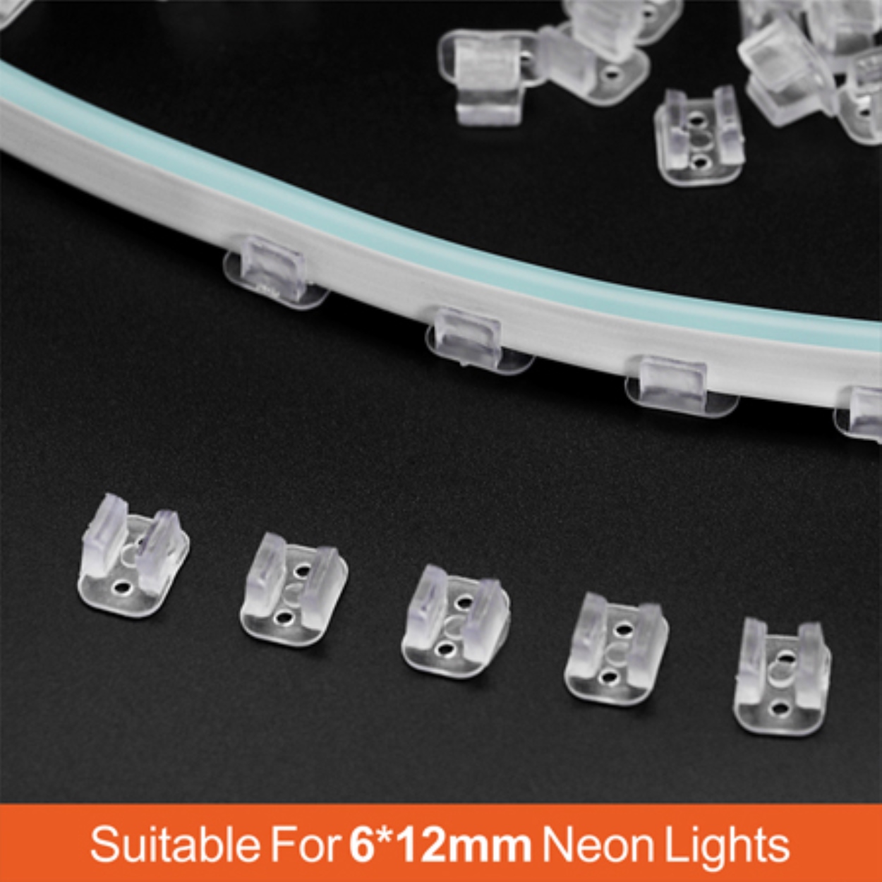 10/50/100PCS LED Strip Clips Connector for Fixing 2835 Neon Light