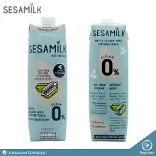 ภาพขนาดย่อของภาพหน้าปกสินค้าSesamilk น้ำนมงาขาว สูตรไม่มีน้ำตาล ธรรมชาติ100% ขนาด 1 ลิตร จากร้าน Beginear บน Lazada