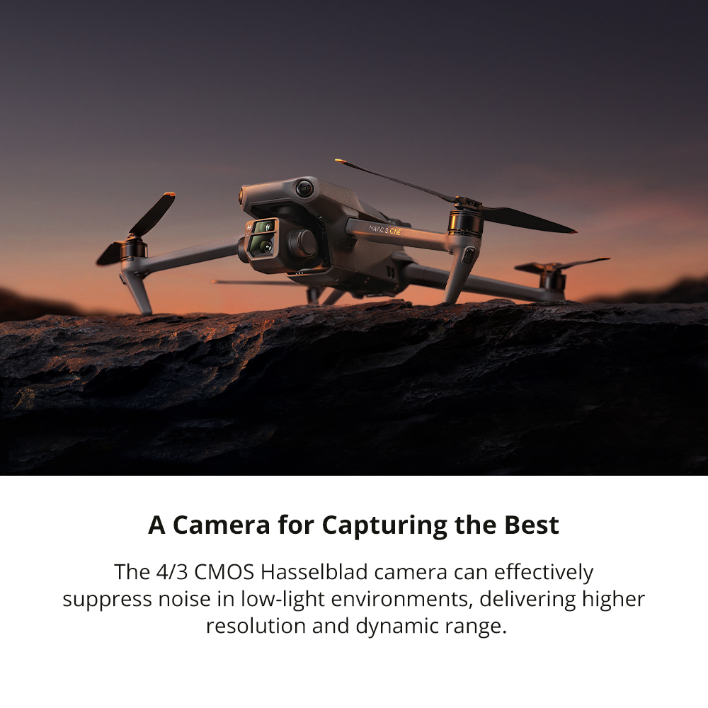 [Pre Order Mavic 3 Combo][NEW ARRIVAL]DJI Mavic 3 ดีเจไอ กล้องชัด 4K/60fps คมชัดสีสวยสมจริง กิมบอลกันสั่นแบบ 3 แกน บินนาน