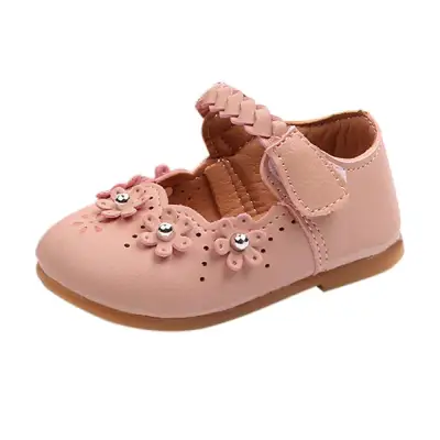 Cutebabyroom Kids Toddler Infant Baby Boys Girls Autumn Flock Solid Casual Shoes Sneakers