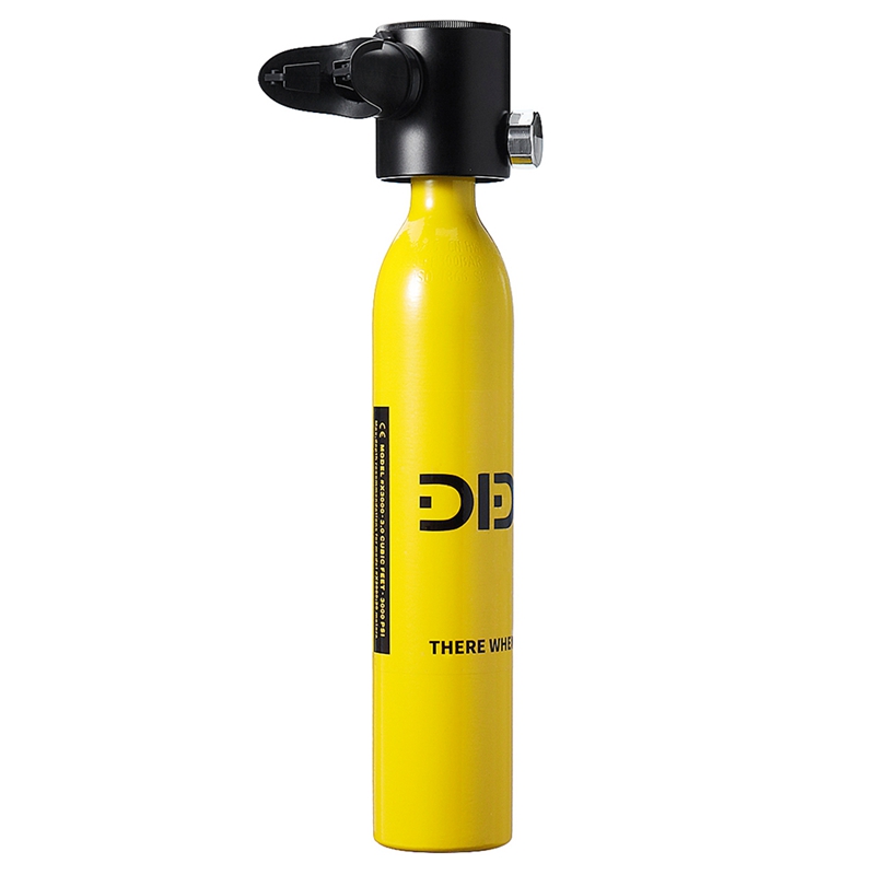 DIDEEP 0.5L Scuba Tank Diving Oxygen Tank Underwater Respirator Diving Cylinder Breathing