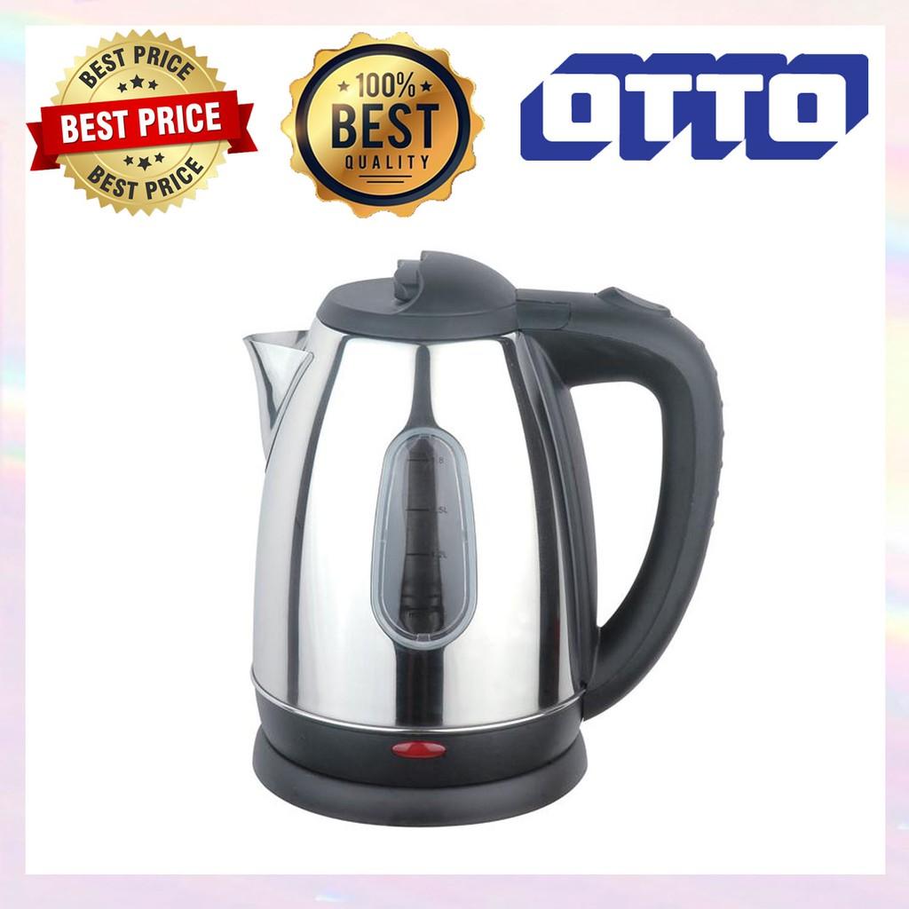 OTTO กาต้มน้ำไร้สาย (สแตนเลส)1.8 ลิตร (ระบบฮีตเตอร์แบบแผ่น) Electric kettle PT-104 OTTO กาต้มน้ำไร้สาย (สแตนเลส)1.8 ลิตร (ระบบฮีตเตอร์แบบแผ่น) Electric kettle PT-104