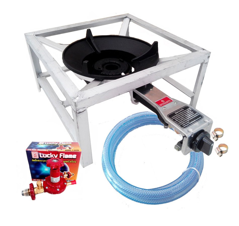Dynasty ชุดเตาแก๊สแรงดันสูง กึ่งอัตโนมัติ KB5 ขาเตาเหลี่ยม สูง 25ซม. พร้อม Lucky flame หัวปรับแก๊สแรงดันสูง แบบปลอดภัย L-322S และสายแก๊ส Dynasty ชุดเตาแก๊สแรงดันสูง กึ่งอัตโนมัติ KB5 ขาเตาเหลี่ยม สูง 25ซม. พร้อม Lucky flame หัวปรับแก๊สแรงดันสูง แบบปลอดภัย L-322S และสายแก๊ส
