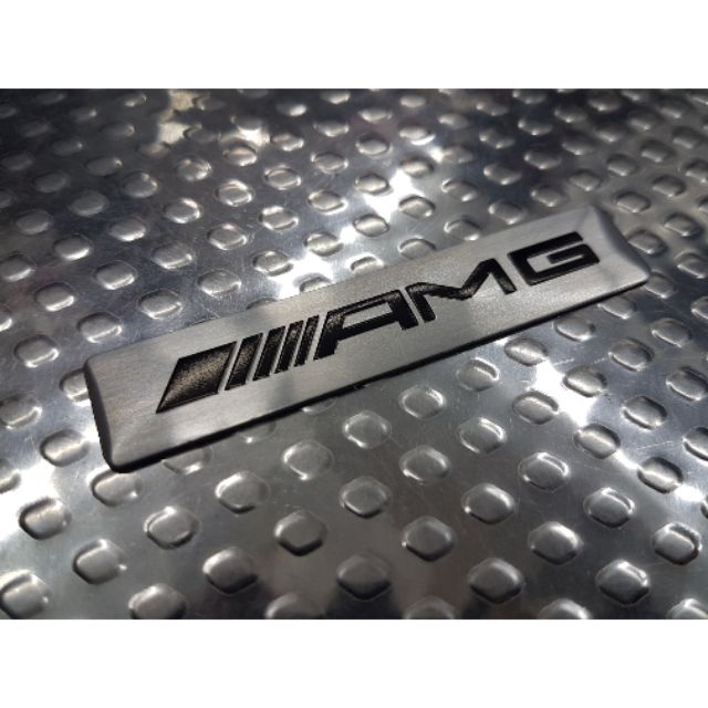 Best saller AMG FOR BENZ BADGE เพจโลโก้อลูมิเนียม แป้นเหยียบกันลื่น logo logoรถ โลโก้รถ ดุมล้อ BENZ