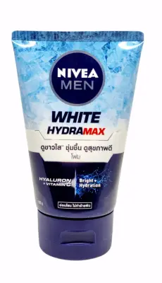 นีเวีย เมน ไวท์ ไฮดร้าแม็กซ์ โฟม 100 กรัม NIVEA Men White Hydra Max Foam 100 g.